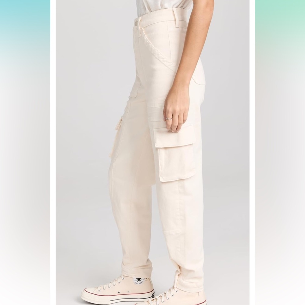 MOTHER
The Curbside Cargo
Flood Jeans size 26 Eggshell